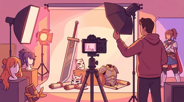 Cosplay摄影技巧视频教程 - 动漫角色拍摄全流程 - upbbv.cn